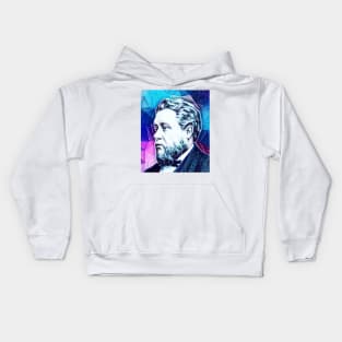 Charles Spurgeon Snowy Portrait | Charles Spurgeon Artwork 4 Kids Hoodie